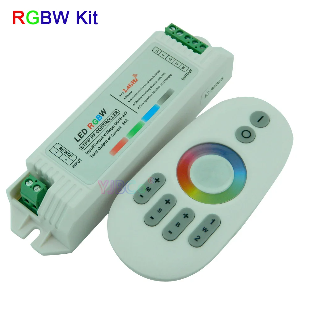 

2.4G 4 zone led dimmer dimming(single color ) /color temperature/RGB/RGBW led controller plastic shell for led strip light