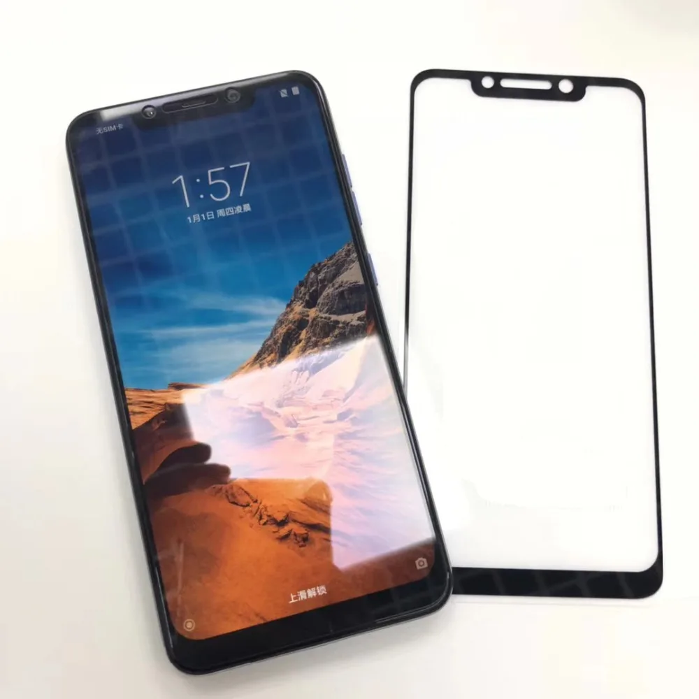 3D закаленное Стекло для Xiaomi Pocophone F1 полный охват Экран защитная плёнка НУА Вэй Poco |