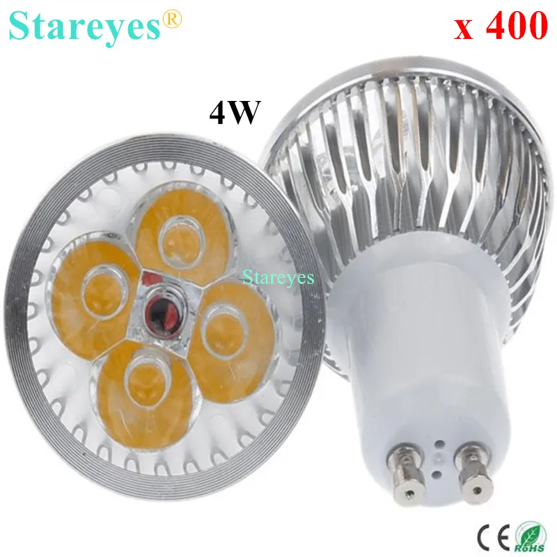 400 шт. диммируемая Светодиодная лампа 4 Вт 3 GU10 E27 MR16 E14 B22 GU5.3|led light|3w gu10led bulb led |