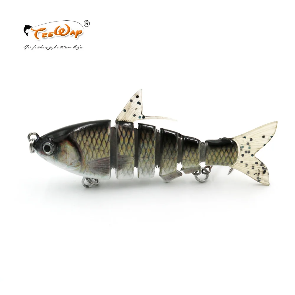1 шт. 10 см 17 г рыболовные приманки Isca искусственная приманка 6 сегментов Swimbait Crankbait