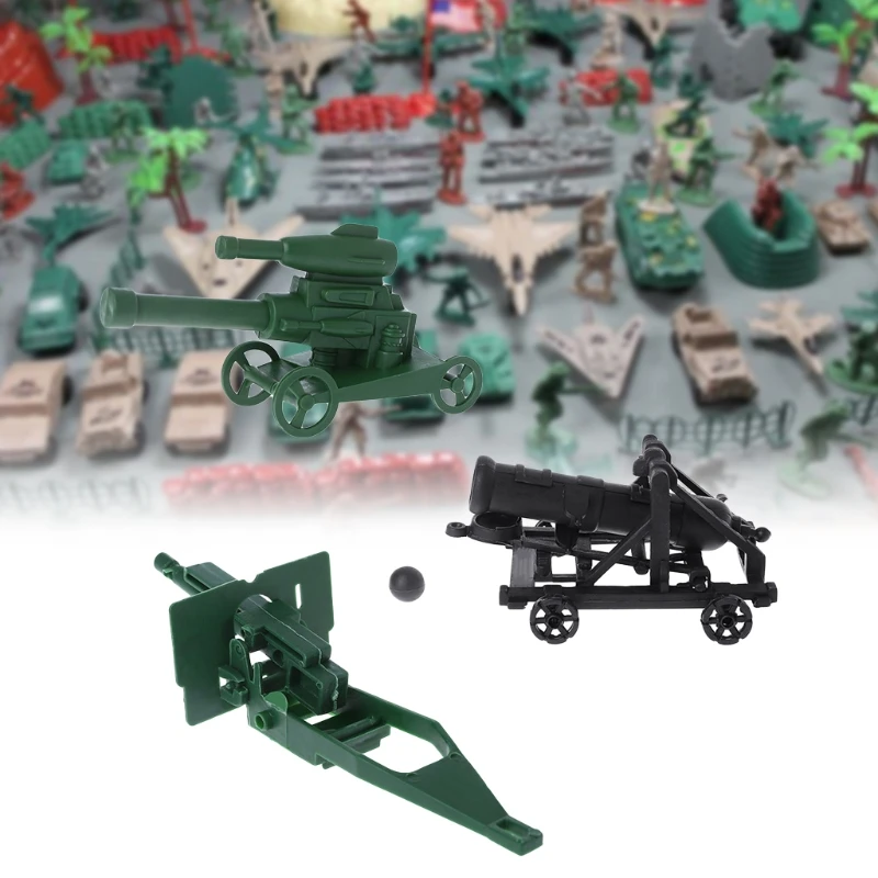 

Military Cannon Gun Model Soldier Army Plastic Children Kids Boy Educational Toy