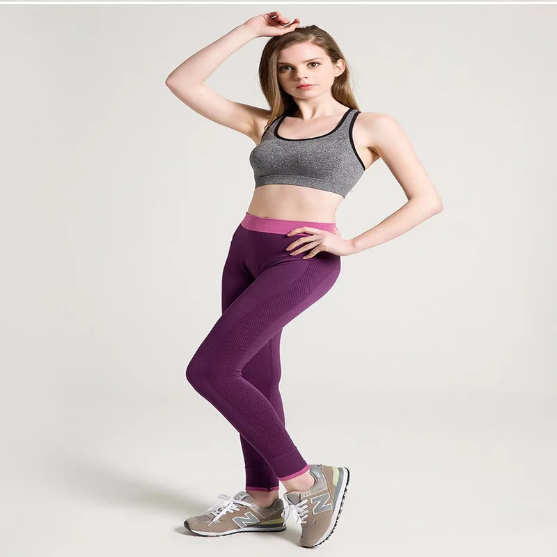 Hayoha S-XL 4 цвета Для женщин Леггинсы для йоги фитнес-обувь бодибилдинга модные