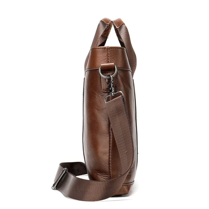 Мужской портфель WESTAL натуральная кожаная сумочка для ноутбука сумки мужчин