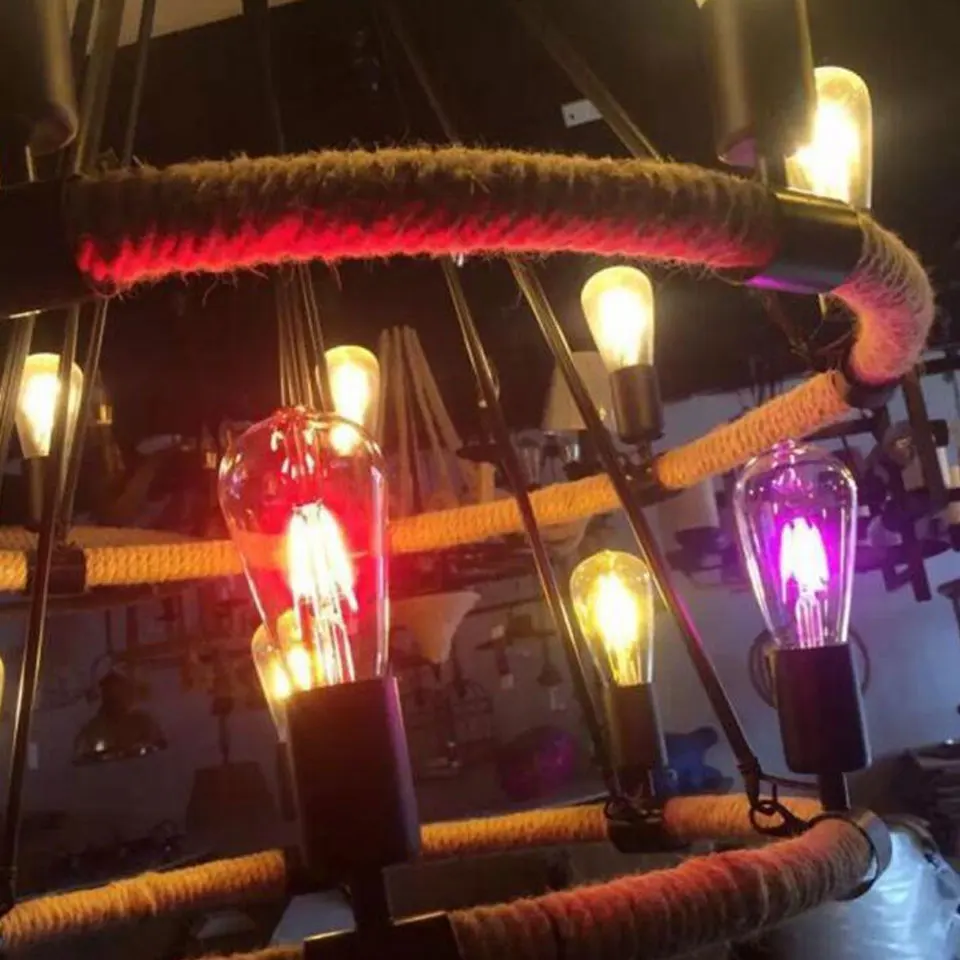 Светодиодная лампа накаливания Эдисона ST64 COB E27 4 Вт 220 В|bulb lamp e27|led bulb e27led edison |