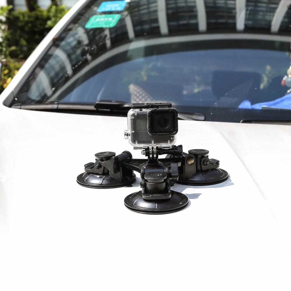 Автомобильное крепление на присоске для камеры GoPro Hero 7 6 5 4 HERO5 Session SJCAM SJ4000 SJ5000 Eken h9