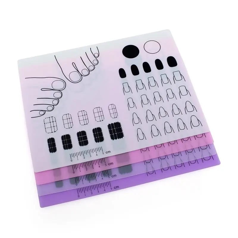 Складная практичная лак для ногтей силиконовый держатель ручного амортизатора