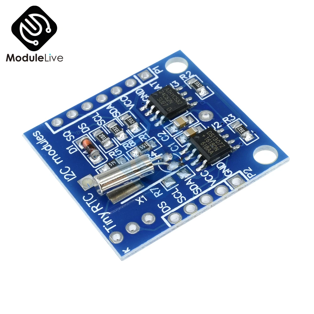 1 шт. I2C RTC DS1307 AT24C32 модуль часов в реальном времени для Arduino AVR ARM PIC Tiny модули памяти
