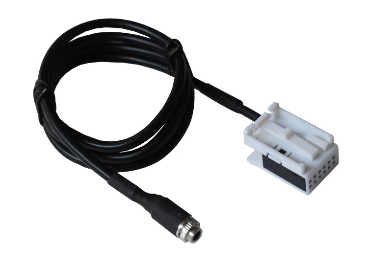 Кабель адаптер с разъемом AUX для PEUGEOT 307/308/407/408/507 Citroen Triumph Sega C2 / C5 RD4|Проволока| |