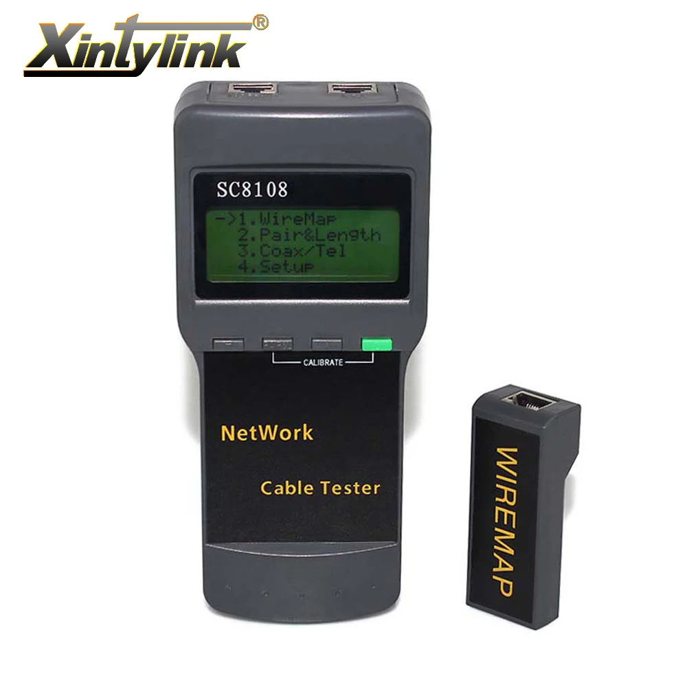 Тестер сетевого кабеля xintylink rj45 cat5 cat5e cat6 cat7|wiremap| |