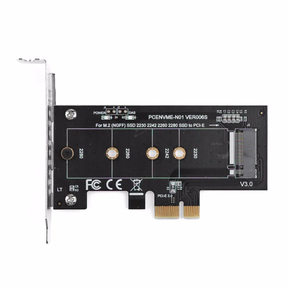 

PICE to M2/ M2 to PCIE Adapter NVMe SSD NGFF Pcie M2 Riser Card Adapter Support PCI Express 2230-2280 Size m.2 NVME