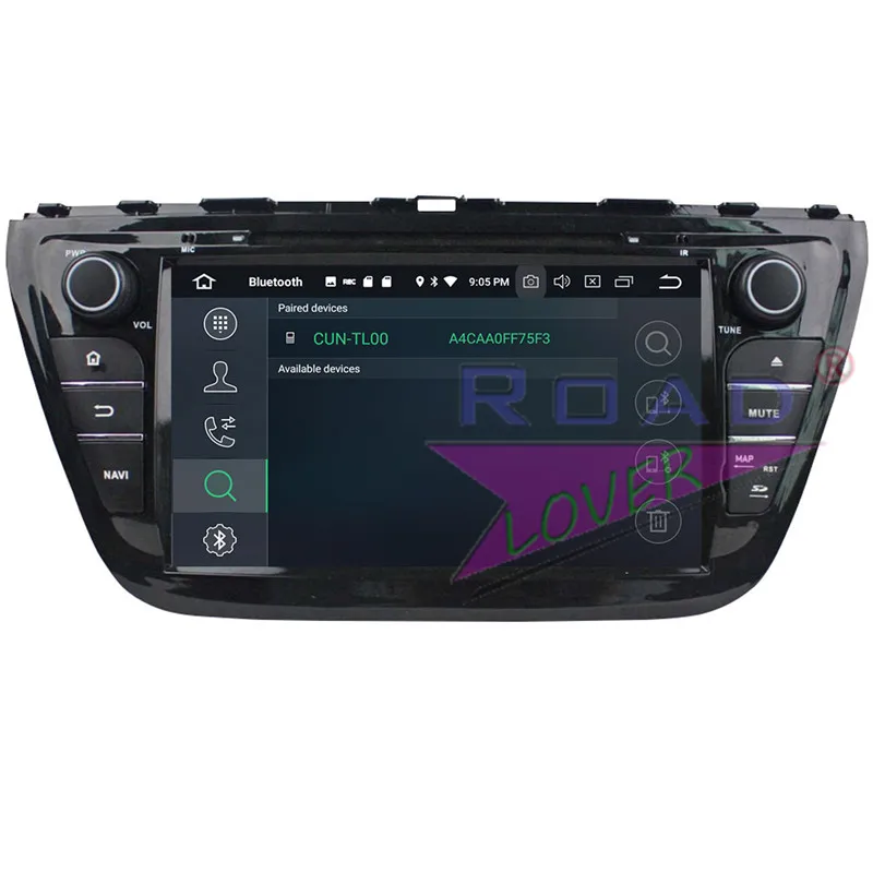 Roadlover Android 9 0 автомобильный ПК Мультимедийный DVD-плеер авторадио для Suzuki SX4 S Cross 2014