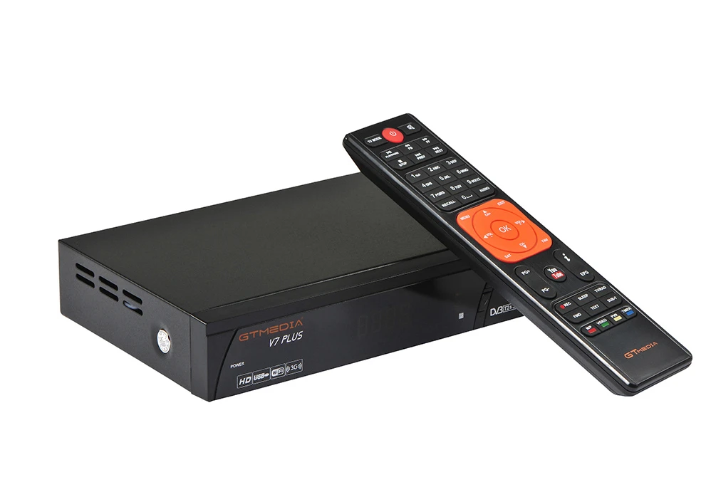 GTmedia V7 плюс DVB-S2 и DVB-T2 списком спутниковый ресивер full HD 1080 p MPEG4 H.265 телеприставке поддерживает Poweuv
