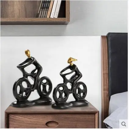 Керамические креативные модные фарфоровые фигурки для любителей езды на