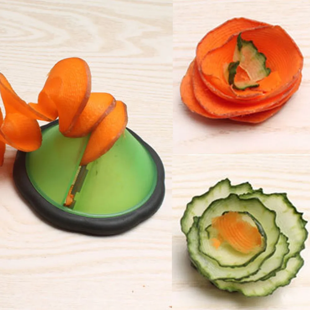 Растительное устройство Морковь Огурец slicer Спираль Slicer фрукты Curl Овощечистка