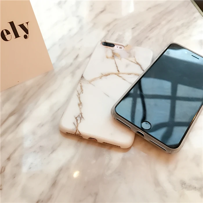 100 шт./лот новый дизайн мраморный чехол из ТПУ с трещинами для iPhone x 6 6s 8 8Plus крышка