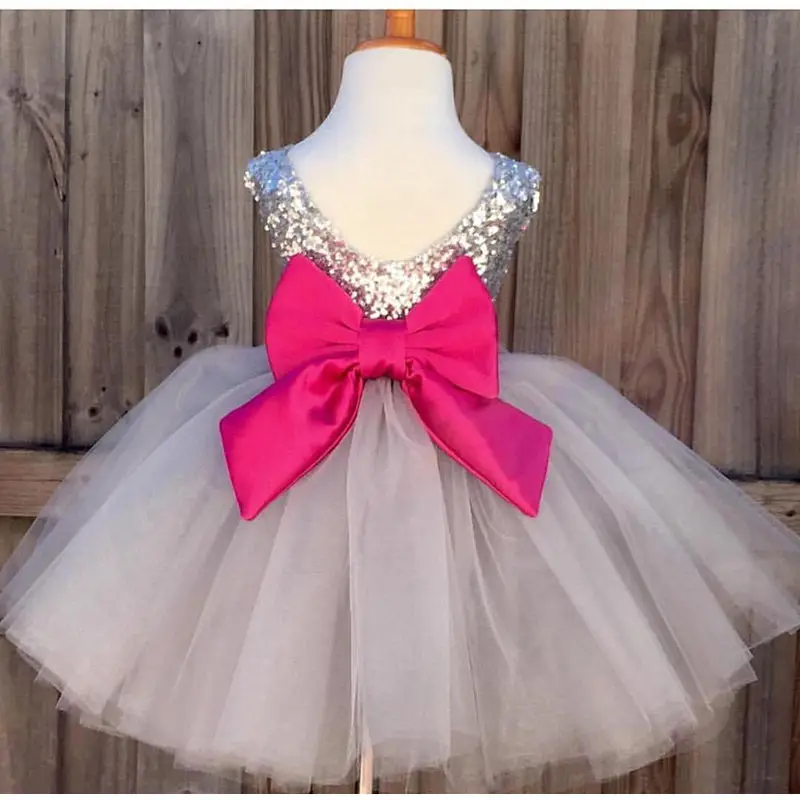 Детская одежда для девочек Одежда маленьких платье подружки невесты свадебной