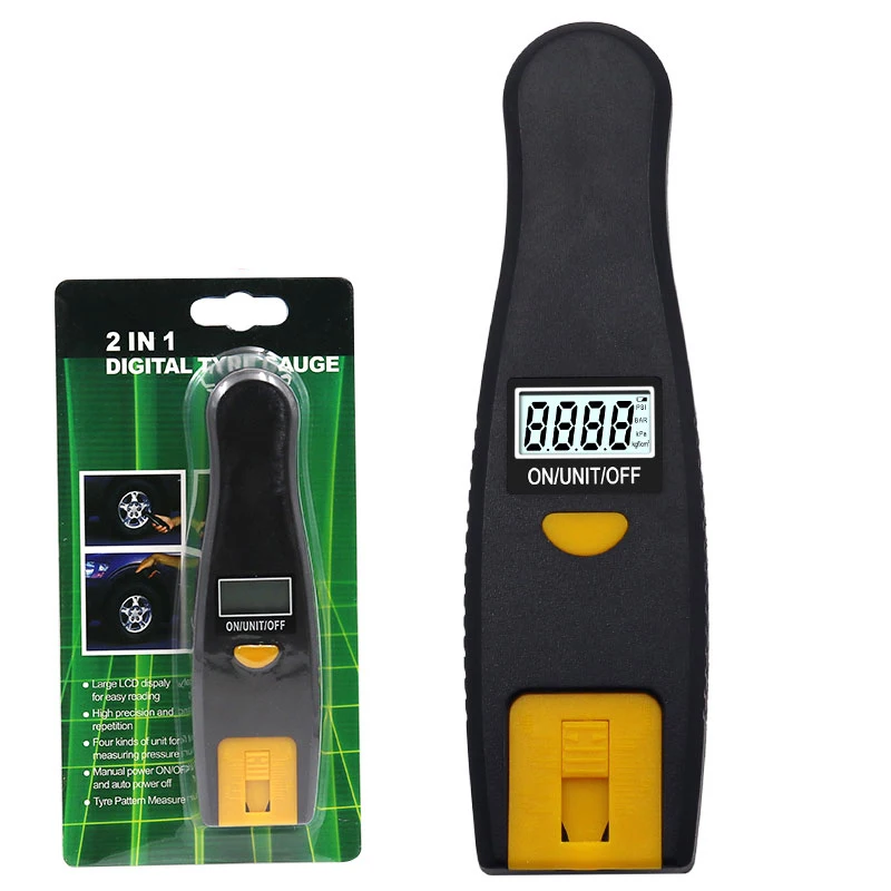 ruler package Датчик давления в шинах 0-100 PSI подсветка Высокоточный цифровой контроль давления в шинах автомобильные шины - Цвет: ruler package