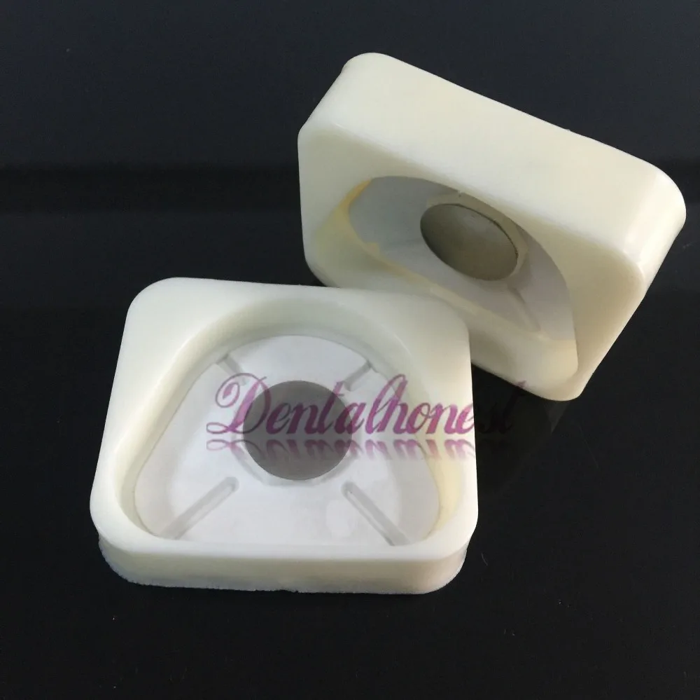 2 шт. Стоматологическая лаборатория магнитного штукатурка силиконовая модель