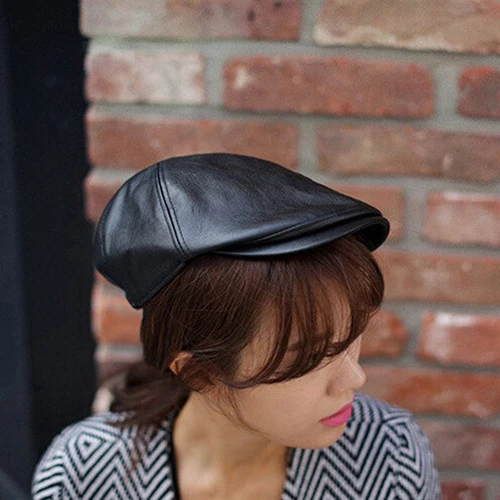 Новинка 2016 хит продаж новая мужская и женская кепка из искусственной кожи Кепка