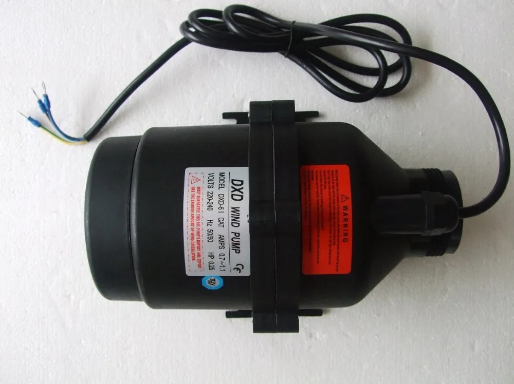 

DXD-6I 0.25HP Wind Air Pump 200W 220V/50HZ | Hot Tub | Spa | Whirlpool Bath