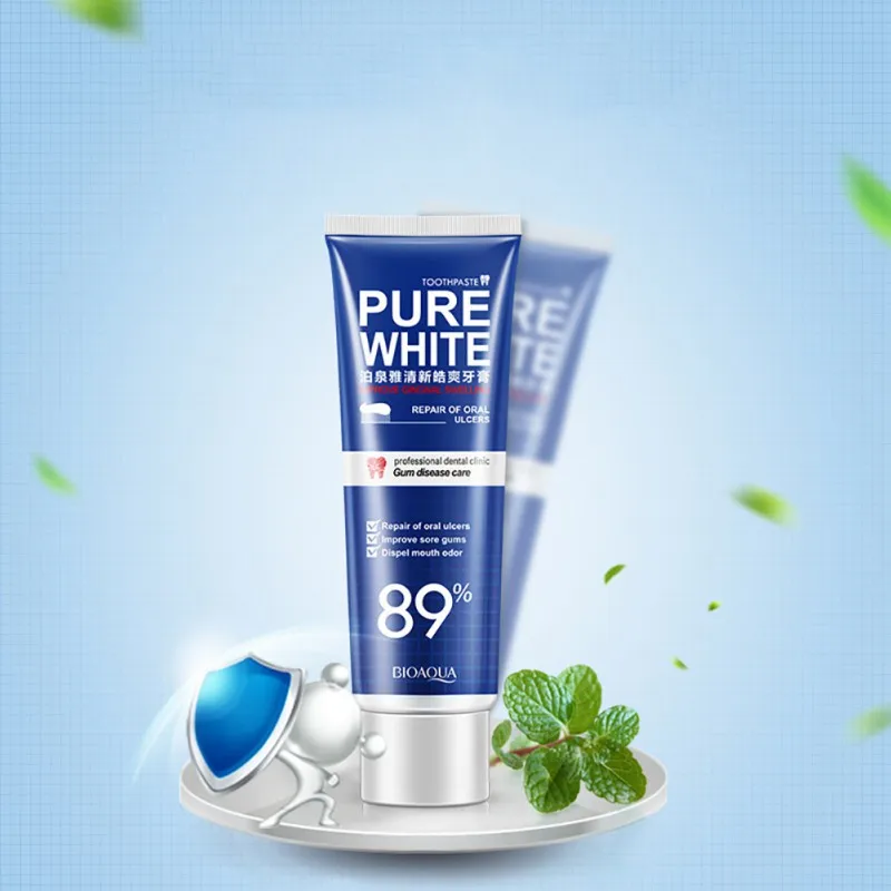 Уход за зубами Мятная отбеливающая стоматологическая клиника чистый диспель