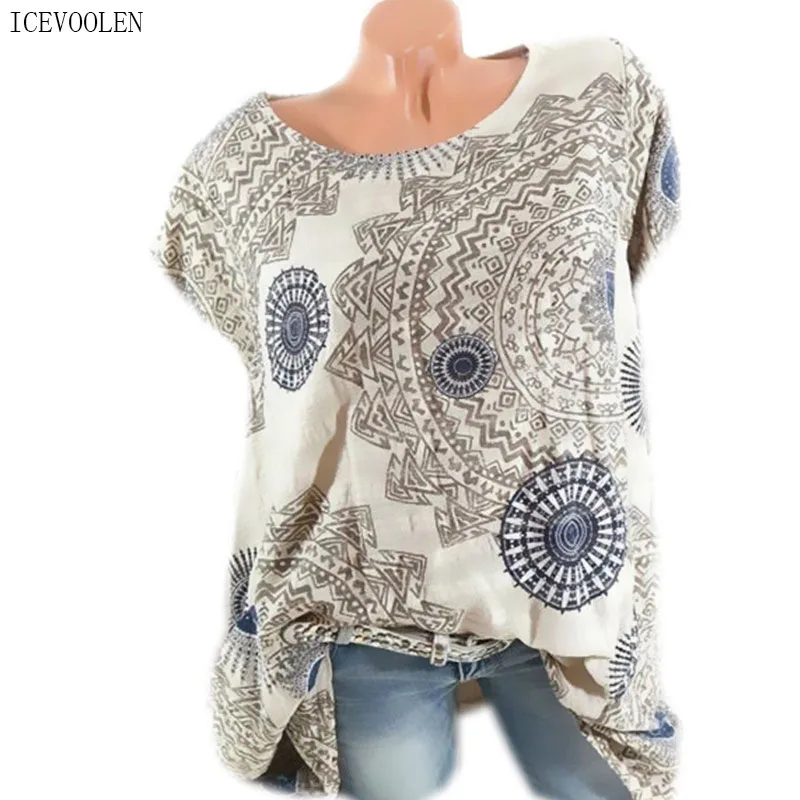 

Fashion casual large size short-sleeved shirt summer ladies shirt shirt women