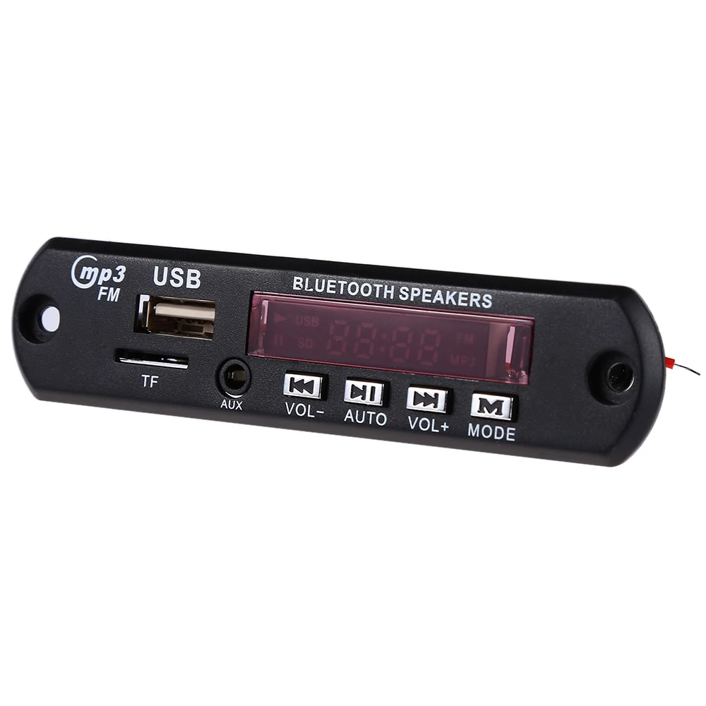 Top Quality 12V Bluetooth Car Digital HIFI Mini Amplifier LED USB MP3 Decode Board Radio Audio Remote Control Amplifiers|amplifier led|car digital