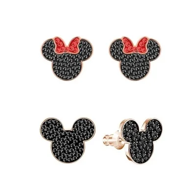 2 шт./лот disney Микки Маус мультфильм леди серьги Стад Щепка Женская мода Аксессуары прекрасный подарок ювелирные подвеска с Минни