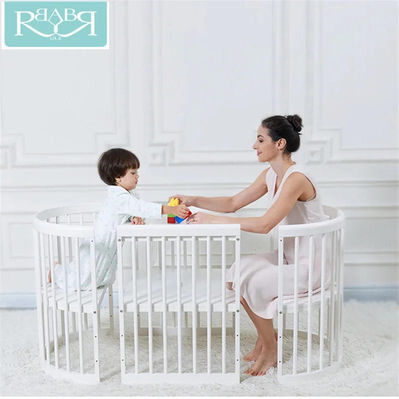 Колыбель Babyruler для От 0 до 12 лет многофункциональная детская кровать с роликом из