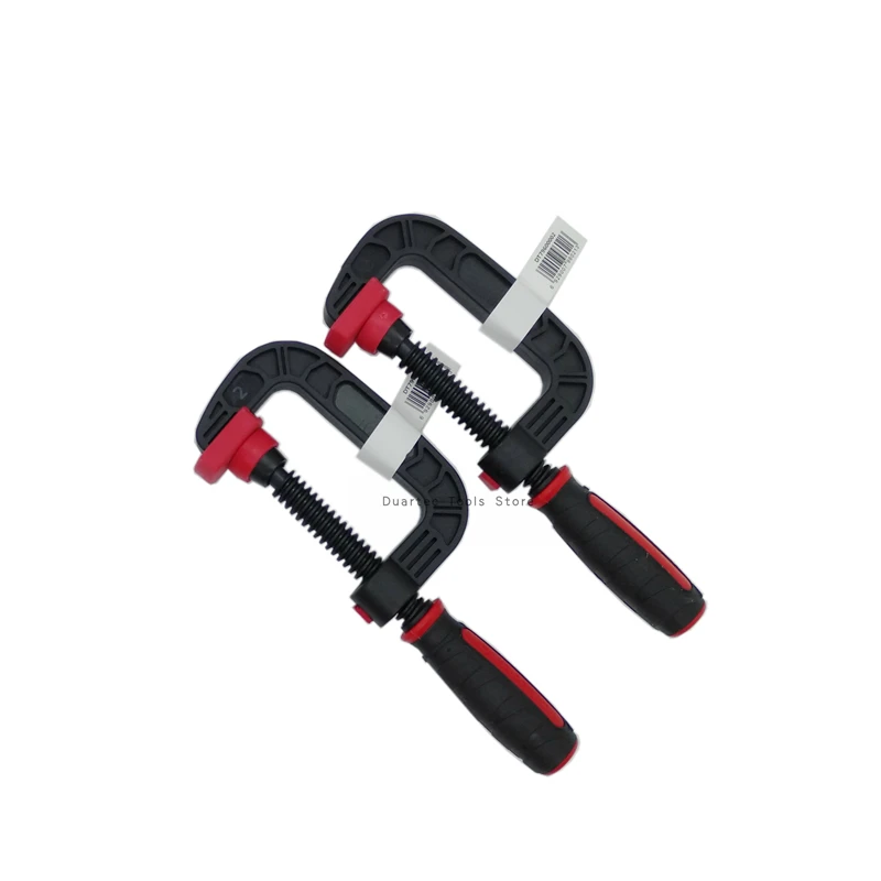 2 inch 2pcs " 3" дюратек быстроразъемный зажим пластиковая G деревянная прищепка c-зажим для дерева рабочие c Инструменты для зажима - Цвет: 2 inch 2pcs