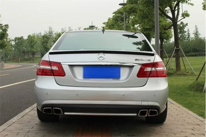 Для Benz W212 спойлер Высокое качество углеродного волокна заднего крыла Спойлер для Benz W212 E300 E320 E260 E63 спойлер 2008-2013