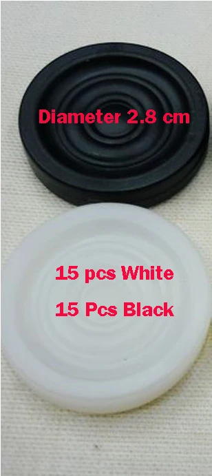 Diameter 2.8cm 30 шт./компл. импортные товары; западные двойные Land шахматы для Нарды пятнадцать шахматы Черный и белый шахматы Пластик штук - Цвет: Diameter 2.8cm