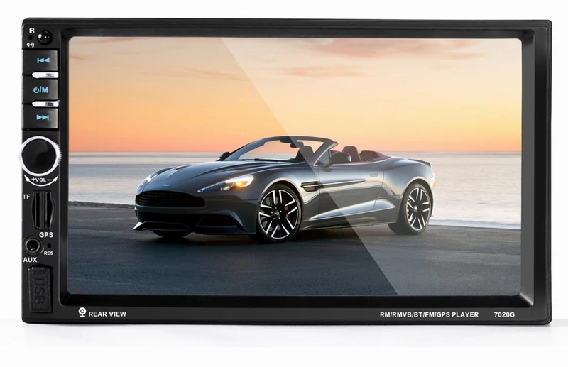 7 дюймовый автомобильный mp5 с GPS функцией Ouchuangbo USB aux 2 Din сенсорный экран BT swc