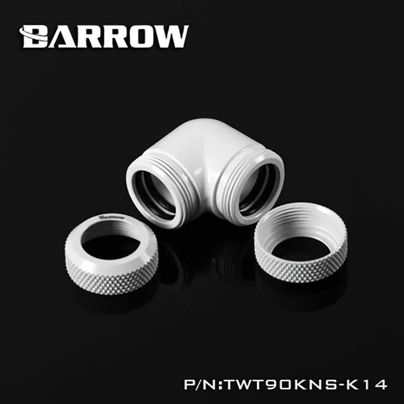 Barrow TWT90KNS K12 K14 90 градусов двойной ручной поворот для жесткой трубки OD12/od14 мм