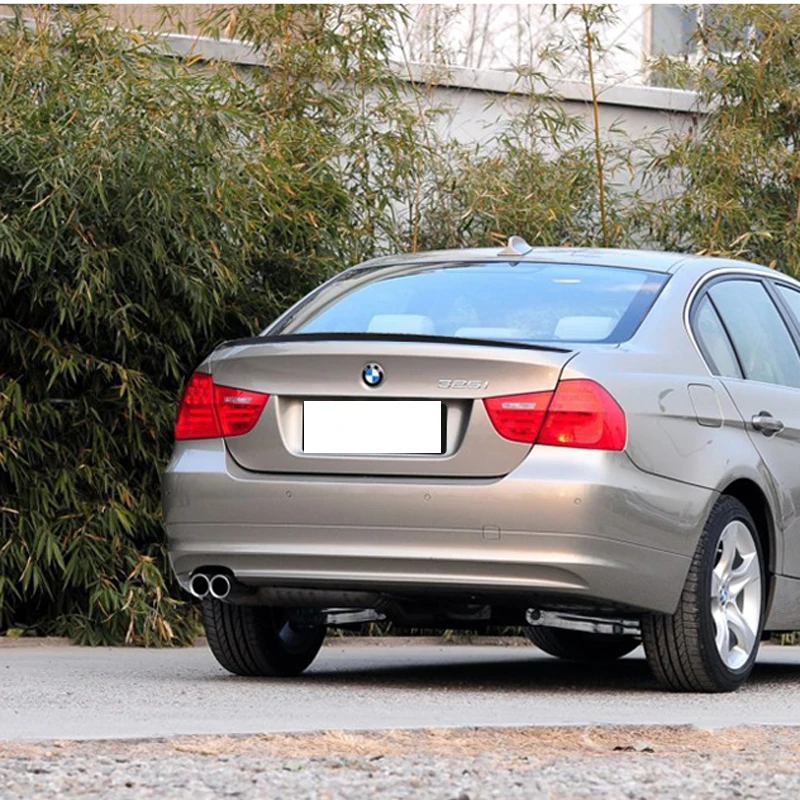 Для BMW E90 320i 320li 325li 328i спойлер 2005 2011 автомобиля ABS Пластик Неокрашенный Грунтовка