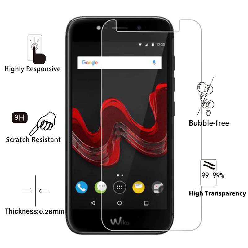 Закаленное стекло 2.5D для Wiko Wim Lite 9H Высококачественная Взрывозащищенная защитная