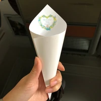 it is a boy girl baby shower party decoration personalized pearly confetti cones welcome baby decor 1515 cm