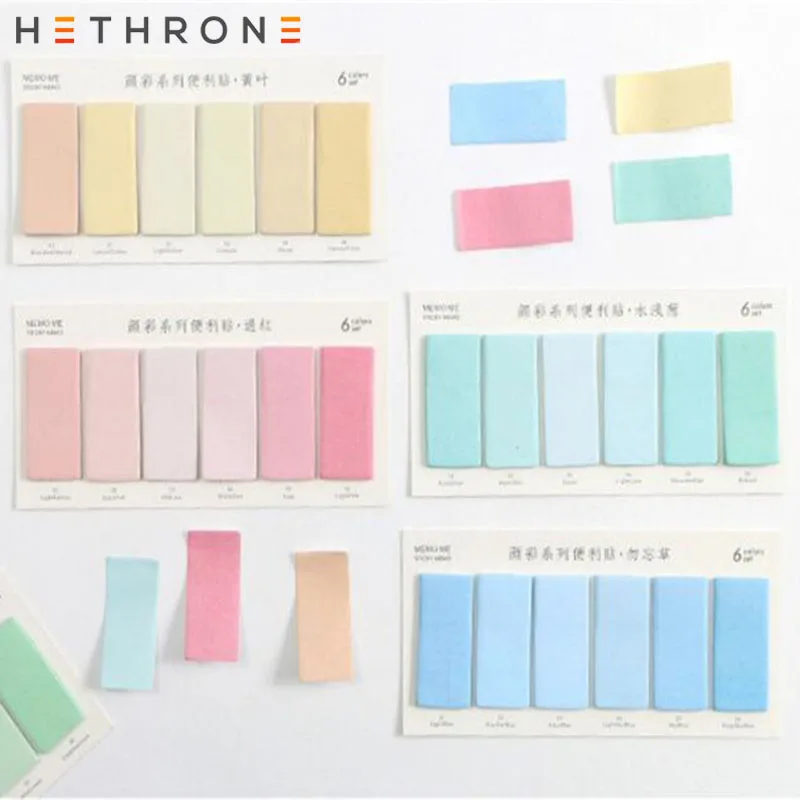 Цветные яркие конфетные Стикеры для оформления заметок | Канцтовары офиса и дома