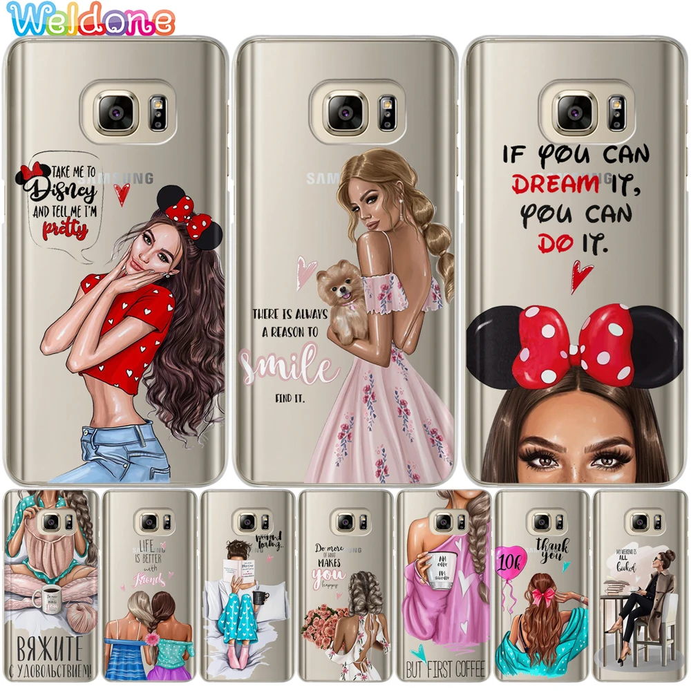 Модный женский чехол для телефона ragaza для samsung S10 Lite S9 S8 Plus S7 S6 Edge J310 J330 J530 J2prime чехол Etui