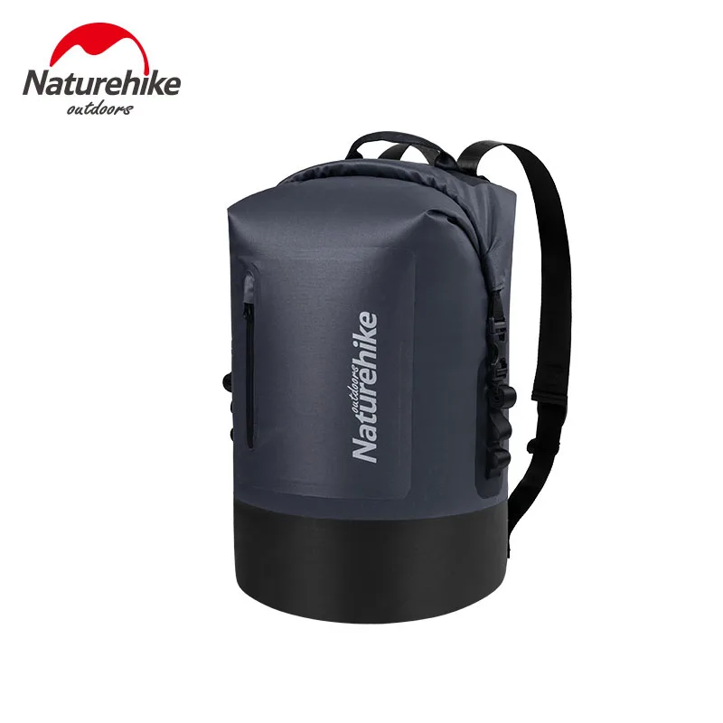 30L Grey NatureHike Высококачественная уличная водонепроницаемая сумка Сверхлегкий Кемпинг Водонепроницаемый рюкзак дрейфующее плавание сухой мешок - Цвет: 30L Grey