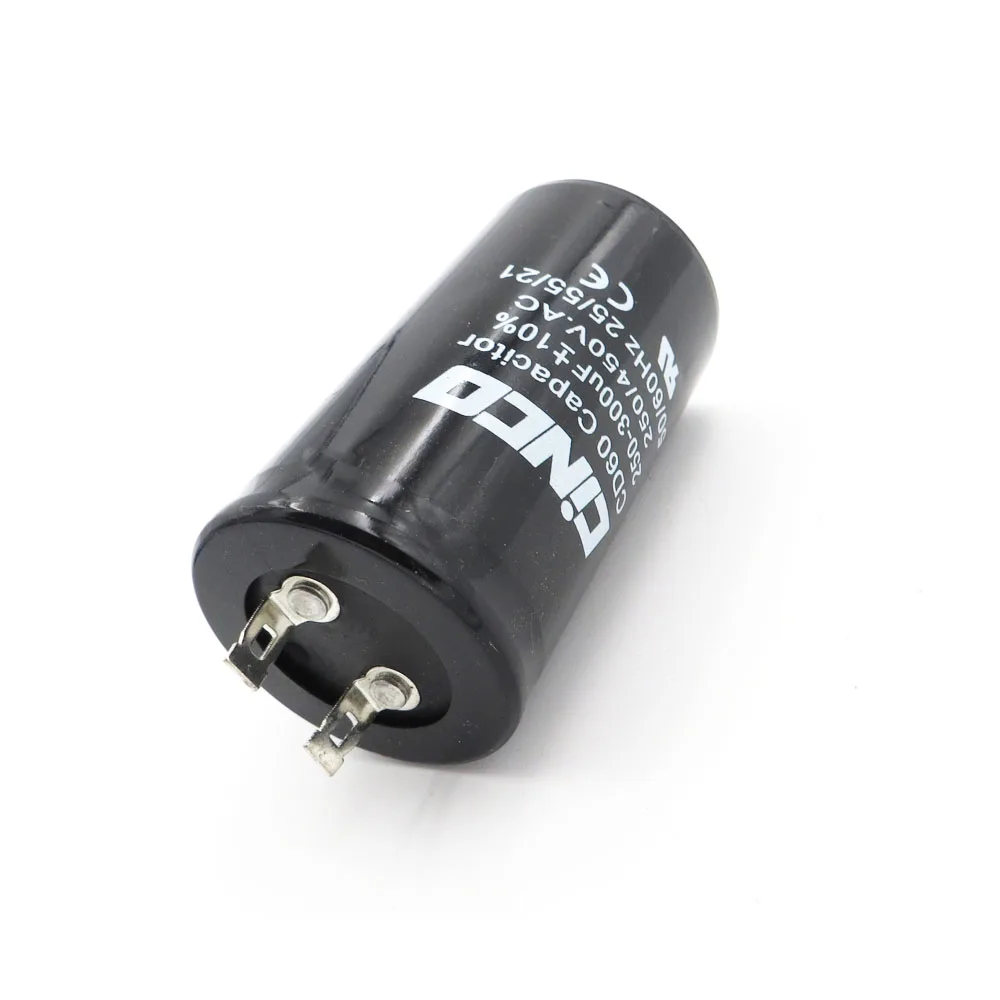 250 300 мкФ 450 V AC мотор прибора начать Run конденсатор с алюминиевой крышкой CD60