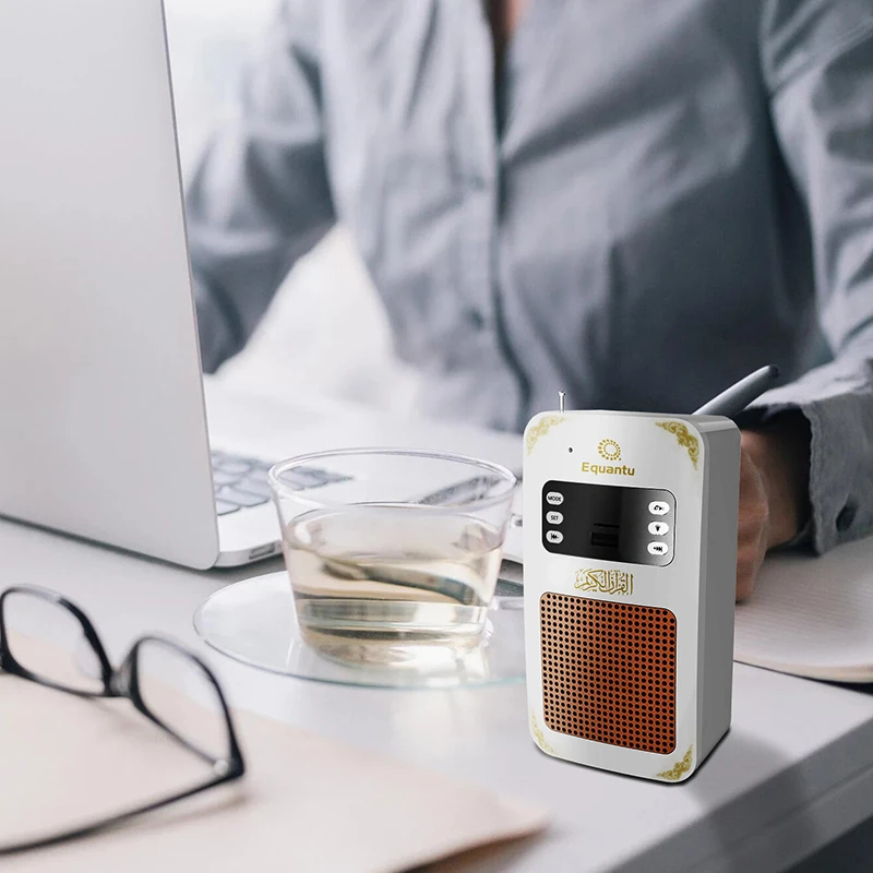Equantu цифровой громкоговоритель quran Bluetooth Wallspeaker Ramadan мусульманский FM MP3 часы