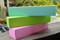Free Shipping 20pcs/lot 4Holes Included Mararoon Box Cake Biscuit Box No Printing Can Personality LOGO