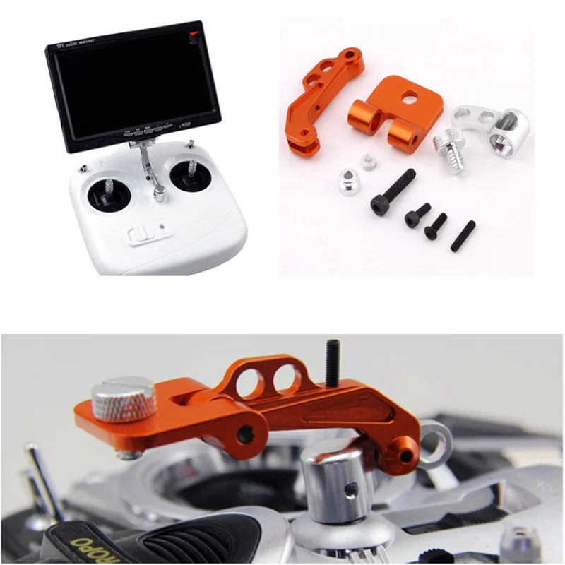 1 шт. CNC FPV ЖК-кронштейн для монитора поддержка Phantom JR Futaba передатчик Прямая