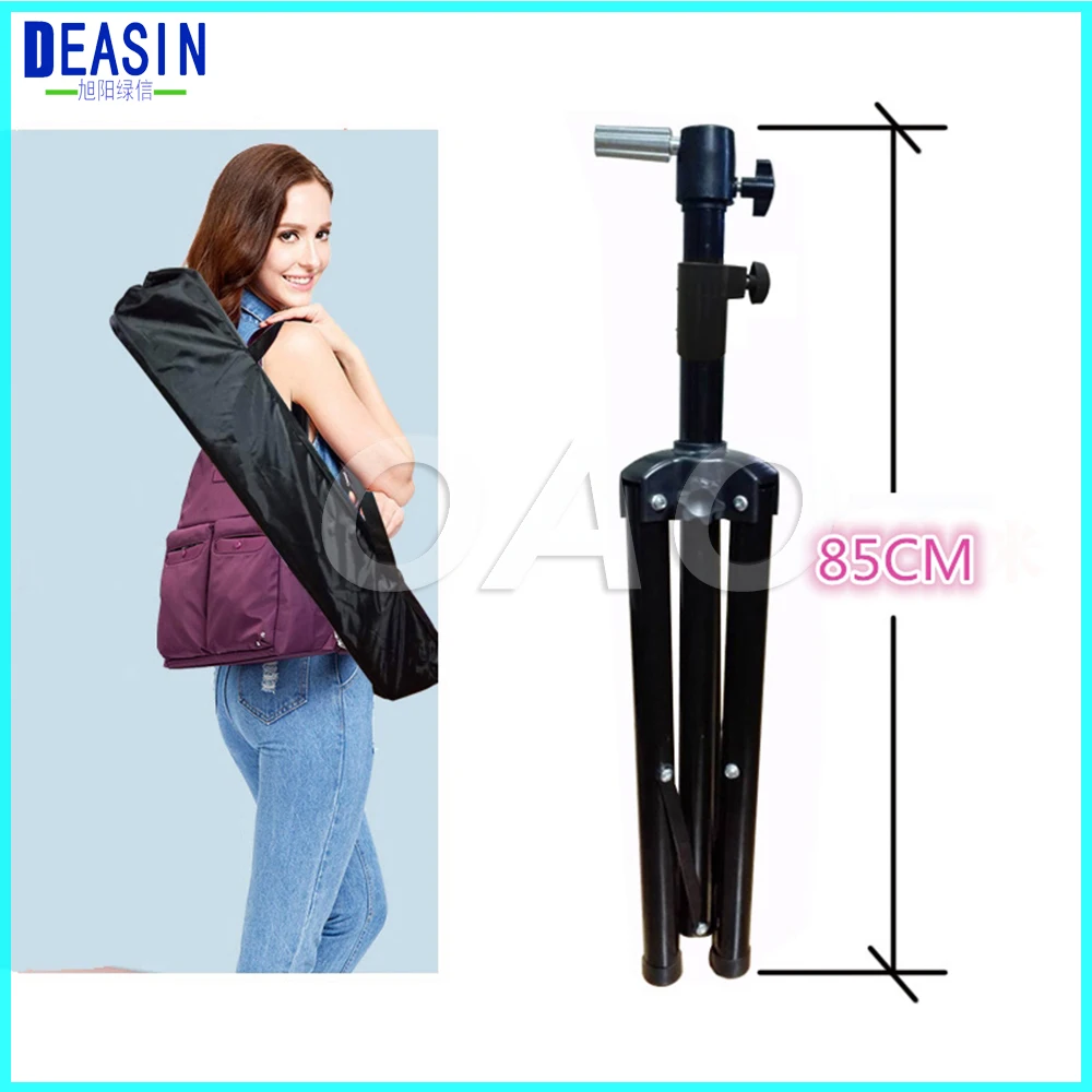 

Professional Clamp Metal Hair Salon Adjustable Tripod Stand Wig Stand Hairdressing Training Mannequin Head Holder
