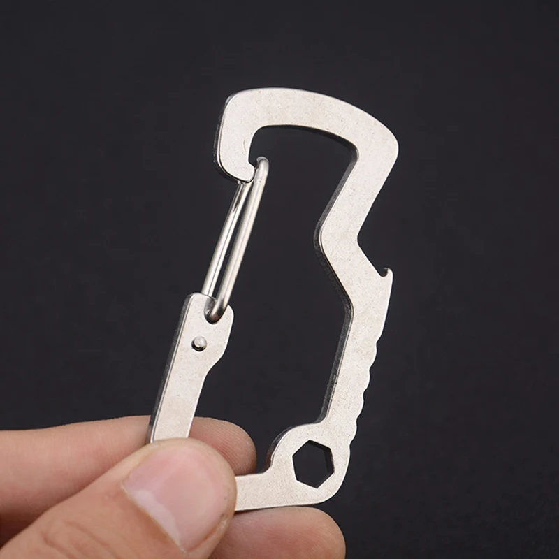 

1PC EDC Gear Multi-tool Pocket Outdoor Camping Survival Kit Wrench Opener Portable Tool Screwdriver Keychain Key Hanging New