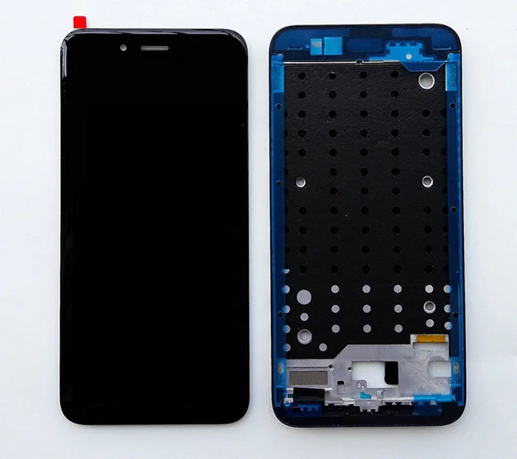 Shyueda для Xiaomi A1 глобальная версия 5X/X1/MDE2 MDG2 MDT2 5," ЖК-дисплей сенсорный экран дигитайзер с бесплатными инструментами и 3M - Цвет: Black with frame