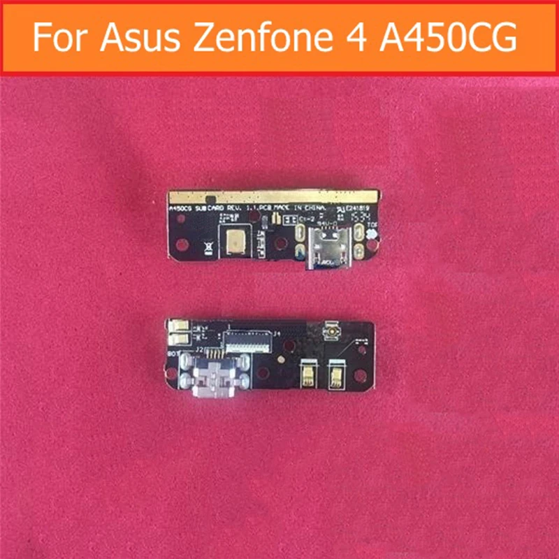 Оригинальный USB-микрофон для зарядки печатная плата с разъемом Asus Zenfone 4 A450CG 5