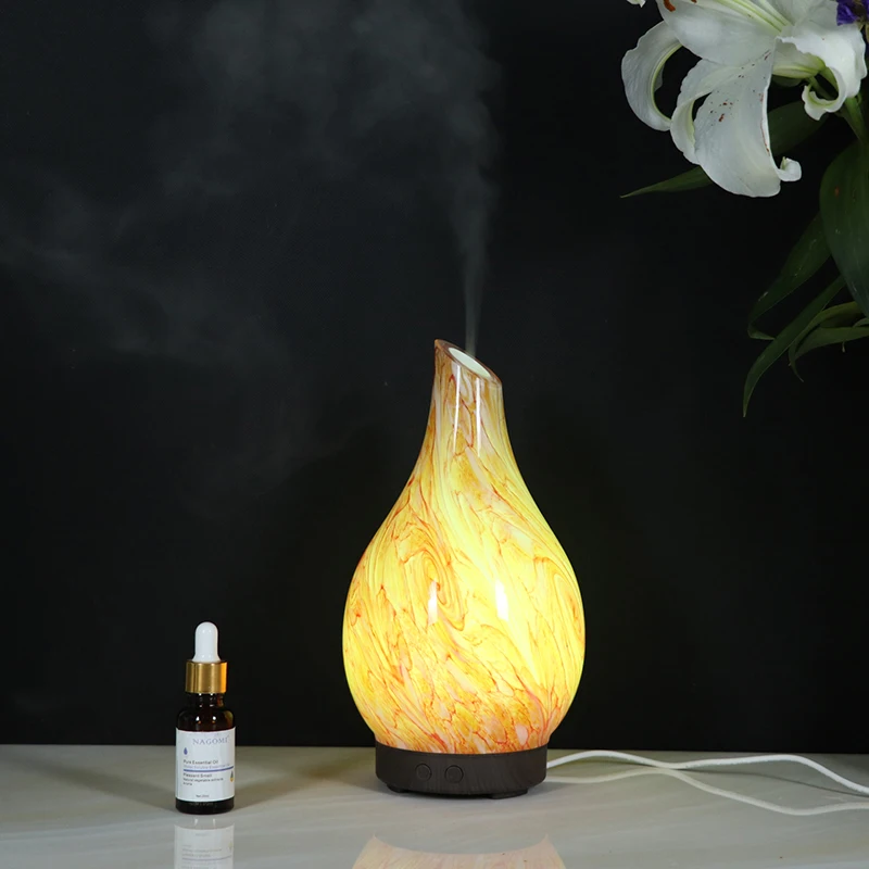 GIAHOL Inclined Mouth Diffuser Aroma Oil 100ml Aromatherapy Air Humidifier Essential Mist Discharge Ultrasonic | Бытовая техника