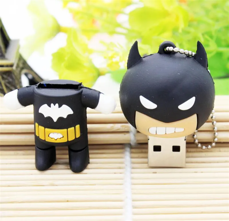 T7 JASTER Hero, USB флеш-накопитель, 4 ГБ, 8 ГБ, 16 ГБ, 32 ГБ, 64 ГБ, карта памяти, флешка, летучая мышь, человек, Супермен, капитан, Мстители, Железный человек - Цвет: T7